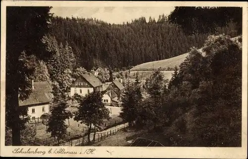Ak Festenburg Altenau Schulenberg Clausthal Zellerfeld im Oberharz, Eisenbahnheim