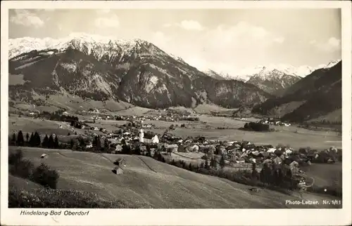 Ak Bad Oberdorf Bad Hindelang im Oberallgäu, Iseler u. Hintersteinerberge