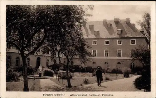 Ak Bad Alexandersbad im Fichtelgebirge Oberfranken, Alexanderbad, Kuranstalt