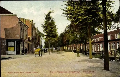 Ak Utrecht Niederlande, Amsterdamsche straatweg