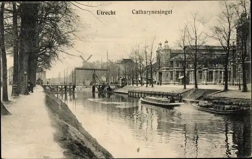 Ak Utrecht Niederlande, Catharynesingel