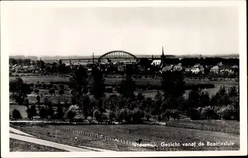 Ak Vreeswijk Utrecht, Gezicht vanaf de Beatrixsluis