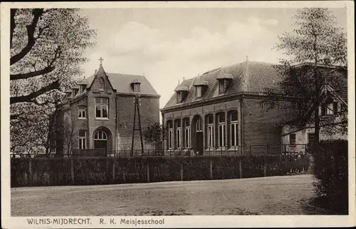 Ak Wilnis Mijdrecht Utrecht, R. K. Meisjesschool