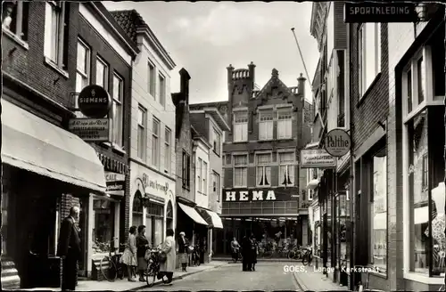 Ak Goes Zeeland Niederlande, Lange Kerkstraat, HEMA