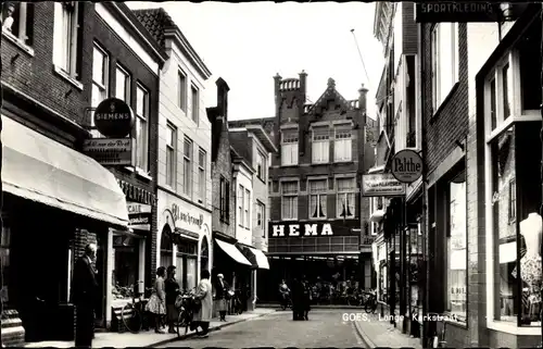 Ak Goes Zeeland Niederlande, Lange Kerkstraat, HEMA