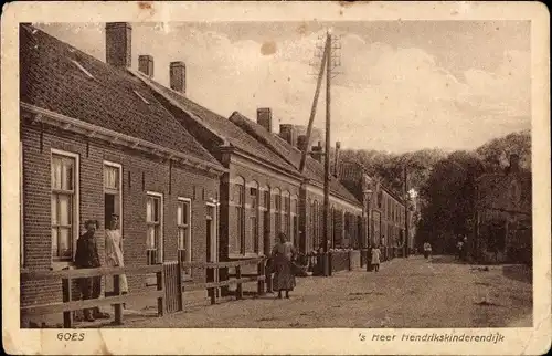 Ak Goes Zeeland Niederlande, 's Heer Hendrikskinderendijk