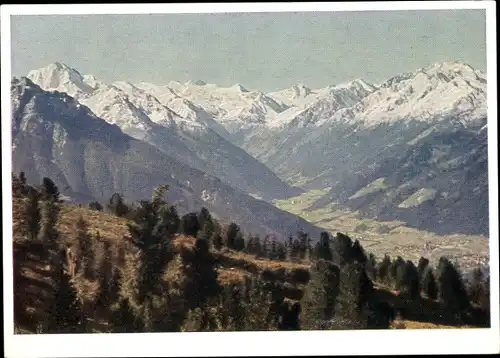 Ak Innsbruck Tirol Österreich, Blick vom Patscherkofel auf die Stubaier Gletscher
