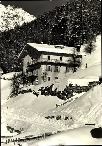 Ak Sulden Solda Stilfs Stelvio Südtirol, Pension Villa Pinggera Pichler, Winter