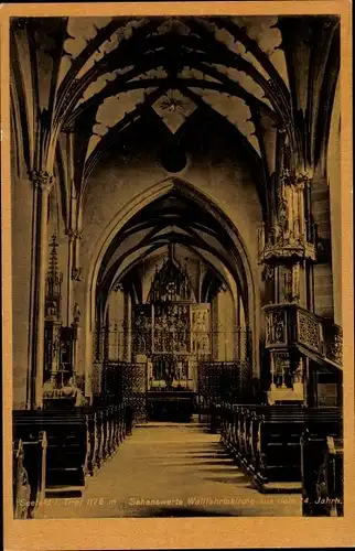 Ak Seefeld in Tirol, Wallfahrtskirche, Inneres