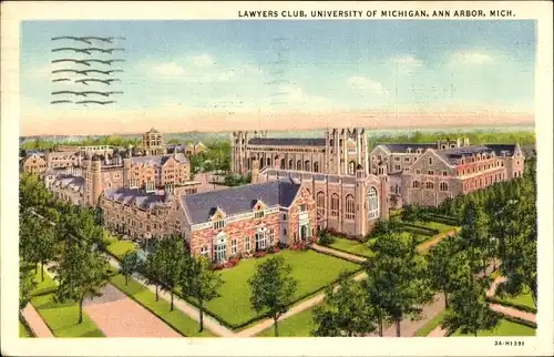 Ak Ann Arbor Michigan USA, Lawyers Club, University of Michigan, Legal Research Building