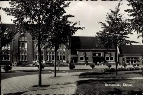 Ak Roosendaal Nordbrabant Niederlande, Station