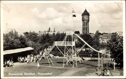 Ak Roosendaal Nordbrabant Niederlande, Speeltuin, Vrouwenhof