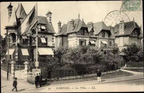 Ak Cabourg Calvados, Les Villas