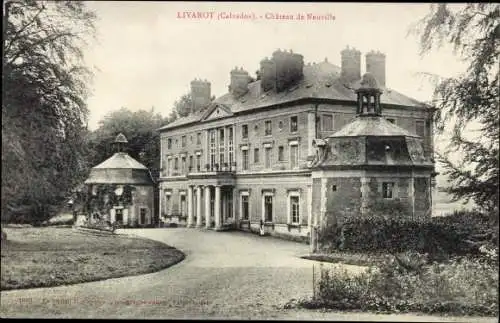 Ak Livarot Calvados, Chateau de Neuville