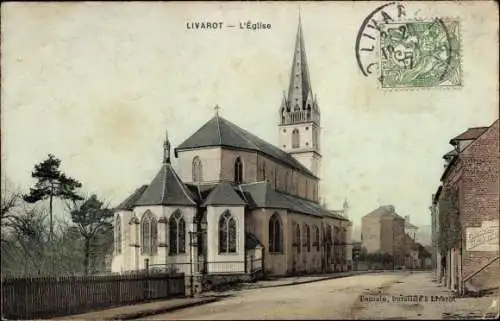 Ak Livarot Calvados, L'Eglise