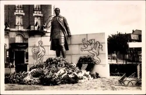 Ak Saint Quentin Aisne, Monument Albert Ier