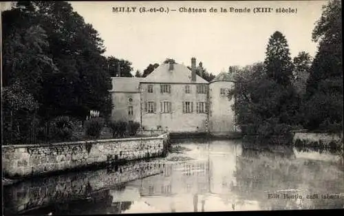 Ak Milly Essonne, Chateau de la Bonde