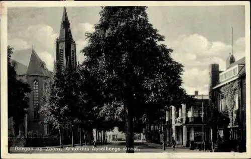 Ak Bergen op Zoom Nordbrabant Niederlande, Arnoldus Asselbergs straat