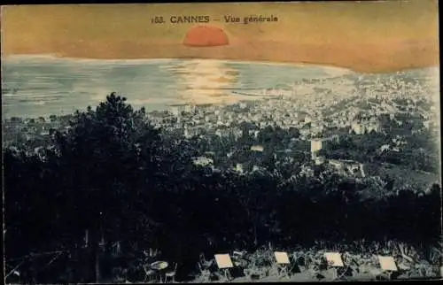 Ak Cannes Alpes Maritimes, Vue generale