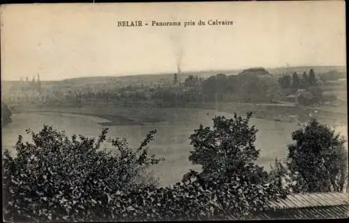 Ak Belair Ardennes, Panorama pris du Calvaire