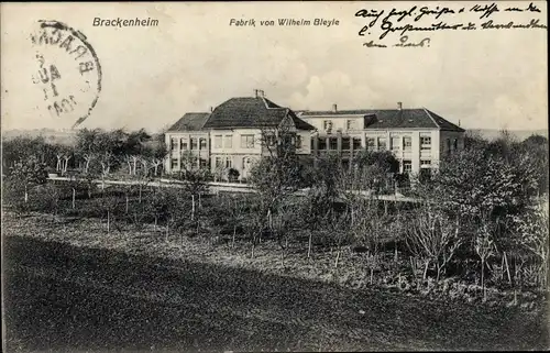 Ak Brackenheim an der Zaber Württemberg, Fabrik von Wilhelm Bleyle