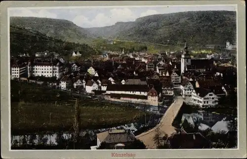 Ak Künzelsau am Kocher Hohenlohekreis, Gesamtansicht