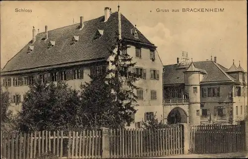 Ak Brackenheim an der Zaber Württemberg, Schloss
