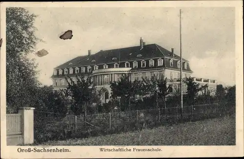 Ak Großsachsenheim Sachsenheim in Württemberg, Wirtschaftl. Frauenschule