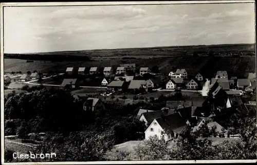 Foto Ak Cleebronn in Württemberg, Teilansicht, Siedlung