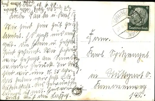 Ak Güglingen in Württemberg, Fliegeraufnahme