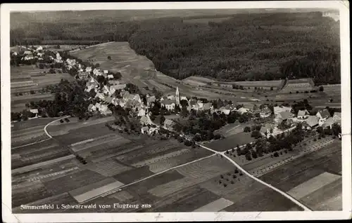 Ak Simmersfeld im Schwarzwald, Fliegeraufnahme