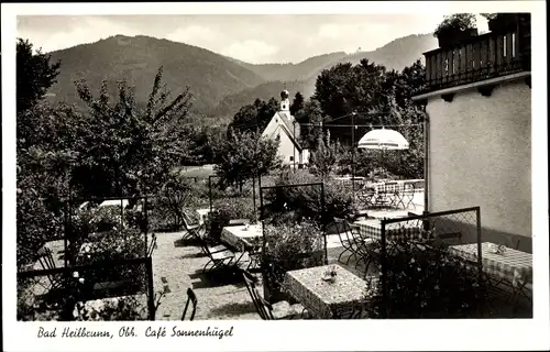 Ak Bad Heilbrunn in Oberbayern, Cafe Sonnenhügel