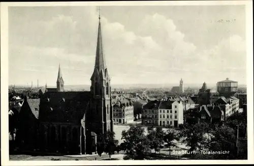 Ak Staßfurt im Salzlandkreis, Blick über den Königsplatz