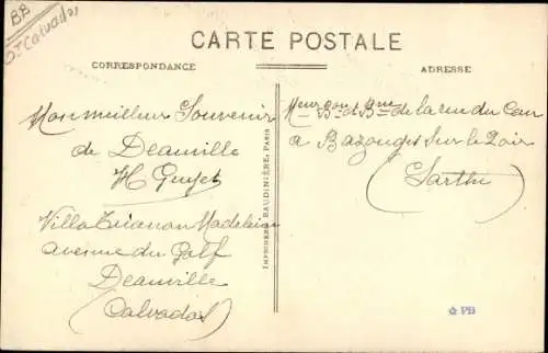 Ak Deauville Calvados, Villa Dollfus