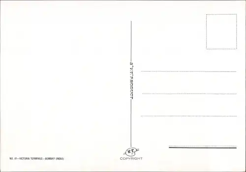 Ak Mumbai Bombay Indien, Victoria Terminus