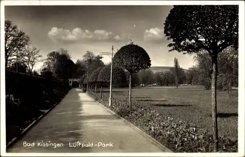 Ak Bad Kissingen Unterfranken Bayern, Luitpold Park