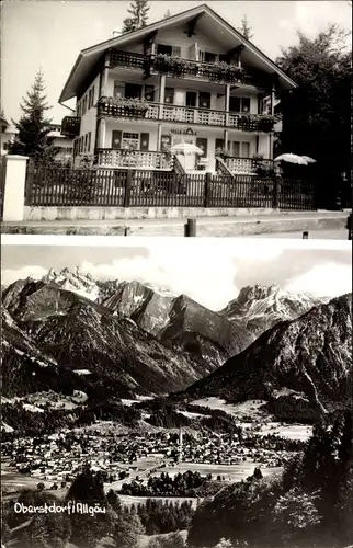 Ak Oberstdorf im Oberallgäu, Fremdenheim Villa Arosa