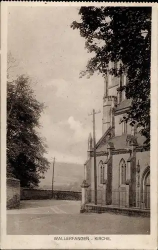 Ak Wallerfangen im Saarland, Kirche