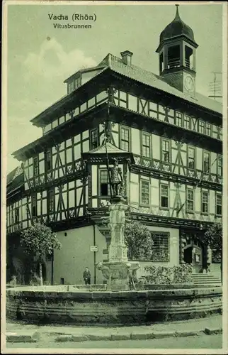 Ak Vacha in der Rhön Thüringen, Vitusbrunnen