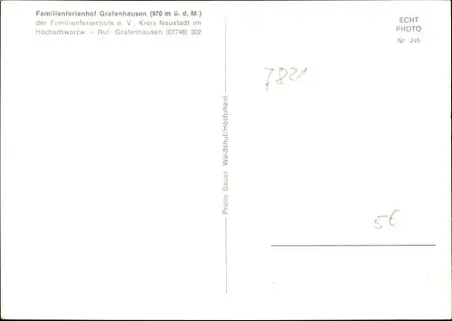 Ak Grafenhausen im Schwarzwald, Familienferienhof