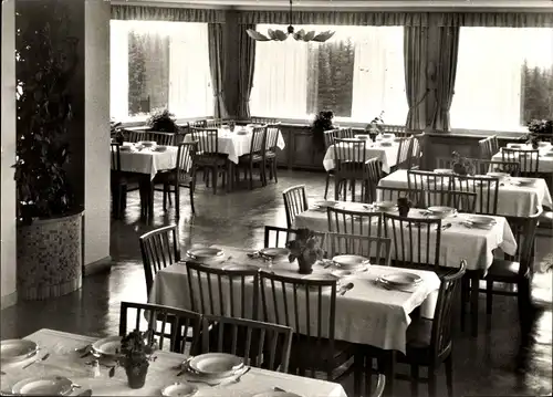 Ak Breitnau im Schwarzwald, BASF Erholungswerk, Speisesaal im Erholungsheim