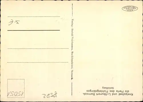 Ak Bad Berneck im Fichtelgebirge Bayern, Schloßberg, Gasthof, Fachwerk