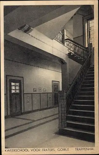 Ak Goirle Nordbrabant, Kweekschool voor Fraters, Trappenhal, Treppenhaus