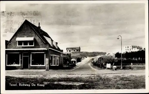 Ak De Koog Texel Nordholland Niederlande, Badweg