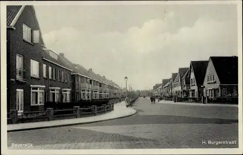 Ak Beverwijk Nordholland Niederlande, H. Burgerstraat