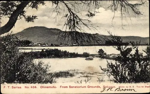 Ak Ohinemutu Rotorua Neuseeland, From Sanatorium Grounds