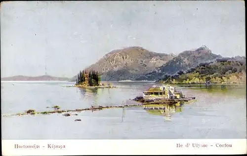 Ak Korfu Griechenland, Ile d'Ulysse