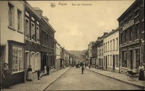Ak Le Roeulx Wallonien Hennegau, Rue des Tourneurs