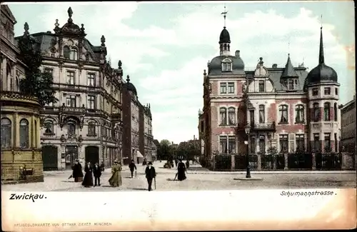 Ak Zwickau in Sachsen, Schumannstraße