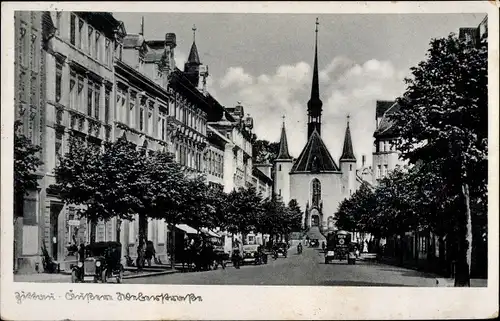 Ak Zittau in Sachsen, Äußere Weberstraße, Kirche